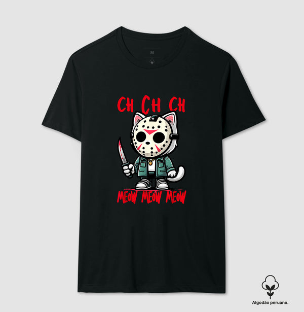 Camiseta Jason Meow Algodão Peruano