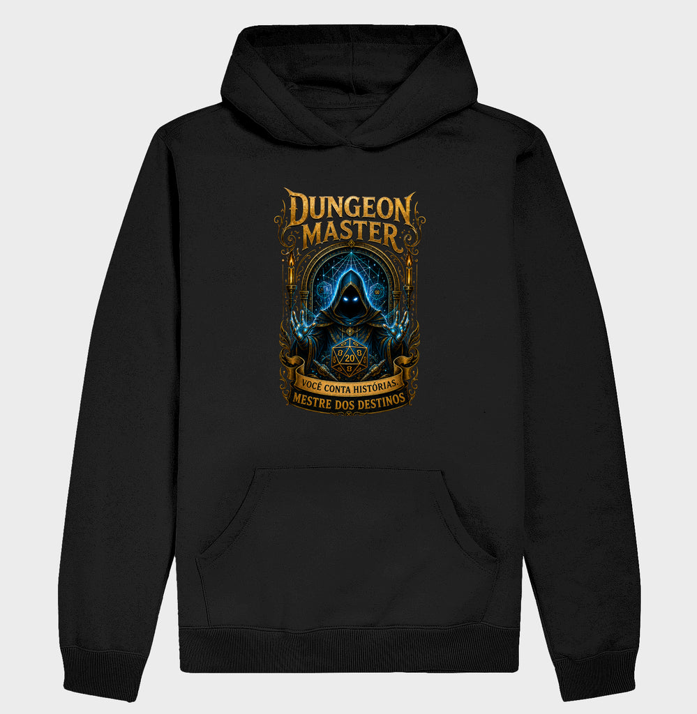 Moletom RPG Dungeon Master Mestre dos Destinos