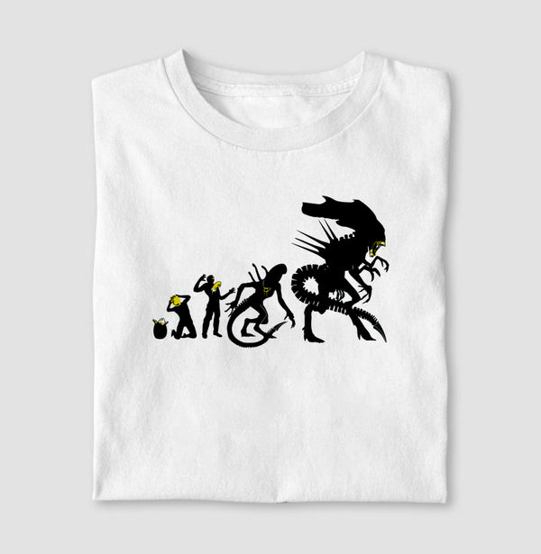 Camiseta Alien Stages Coleção Horror Espacial