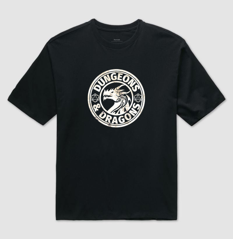 Camiseta RPG DnD Vintage 001 Oversized