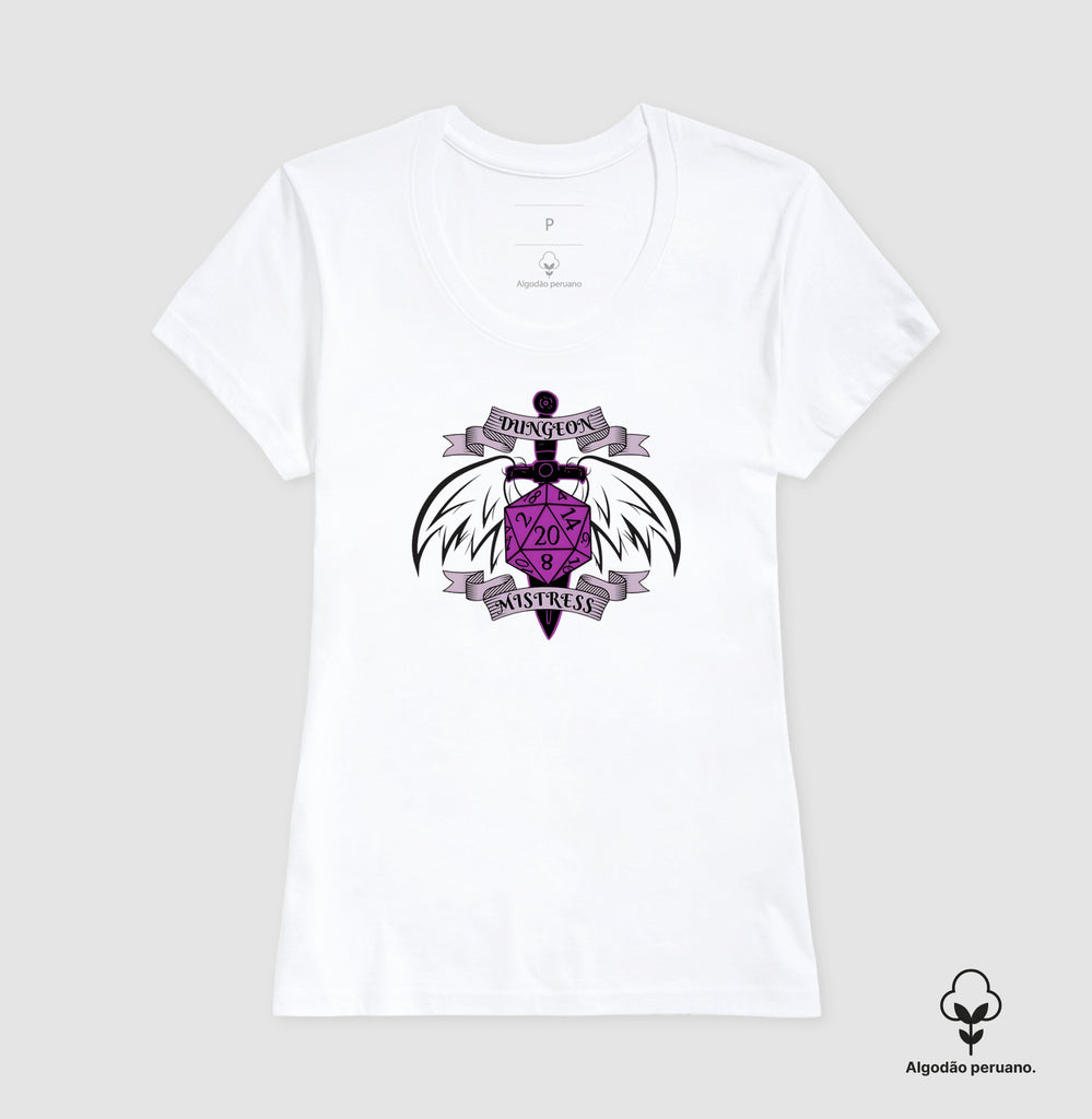 Camiseta Dungeon Mistress Algodão Peruano