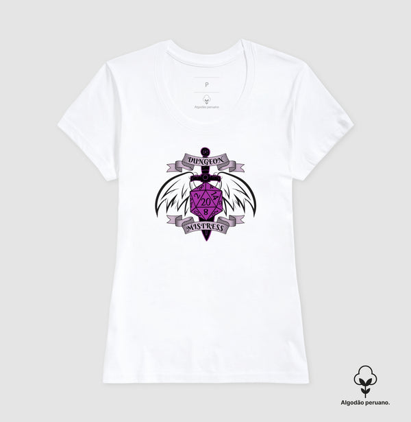 Camiseta Dungeon Mistress Algodão Peruano