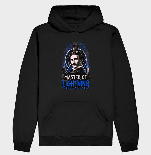 Moletom Ciência Master Of Lightning Nikola Tesla
