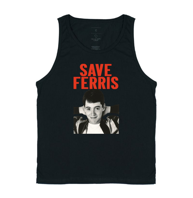 Regata Save Ferris Bueller's Day Off 100% Algodão