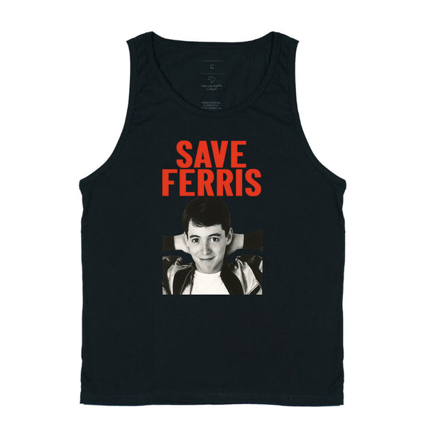 Regata Save Ferris Bueller's Day Off 100% Algodão