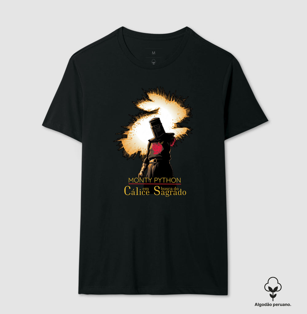 Camiseta Monty Python Em Busca do Cálice Sagrado Algodão Peruano