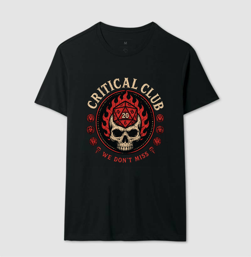 Camiseta RPG Critical Club