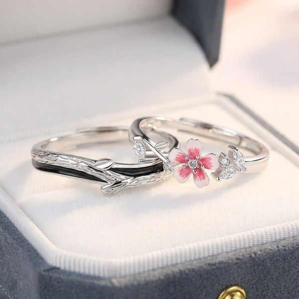 Par de Alianças Almas Gêmeas da Floresta