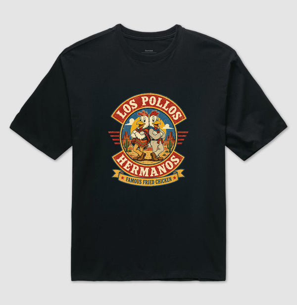 Camiseta Los Pollos Hermanos Famous Fried Chicken Oversized
