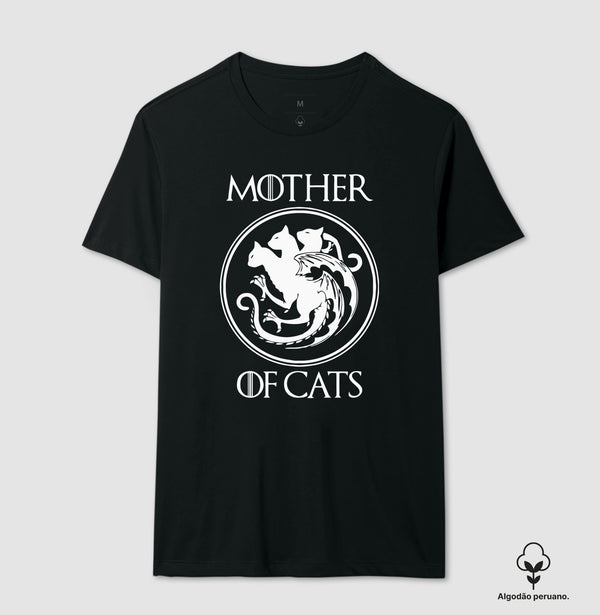 Camiseta Game of Thrones Mother Of Cats Algodão Peruano