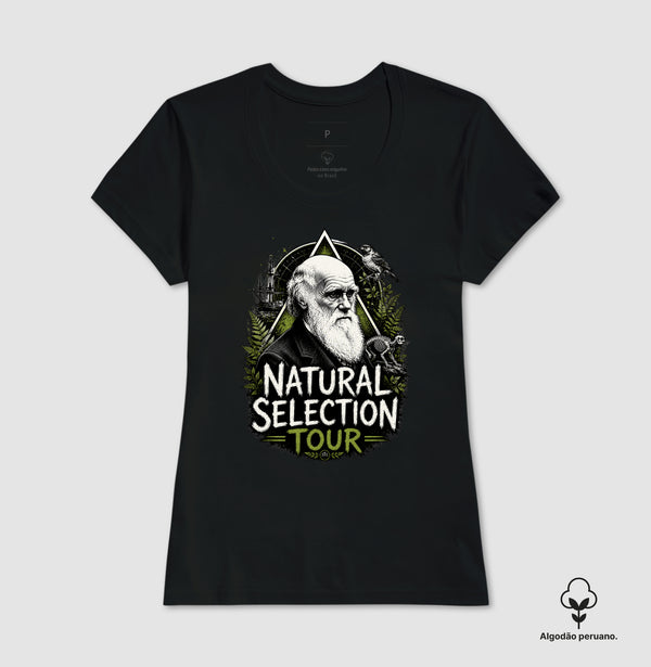Camiseta Charles Darwin Algodão Peruano
