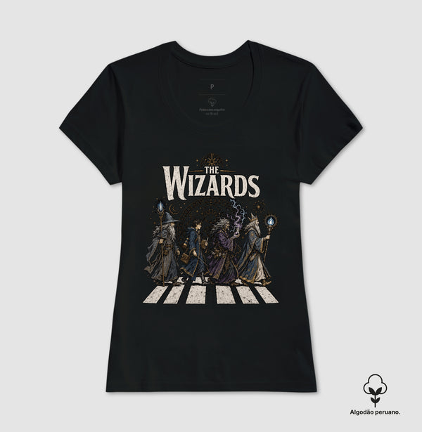 Camiseta RPG The Wizards Algodão Peruano