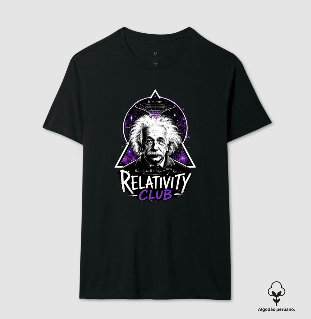 Camiseta Albert Einstein Algodão Peruano