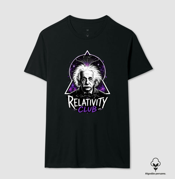 Camiseta Albert Einstein Algodão Peruano