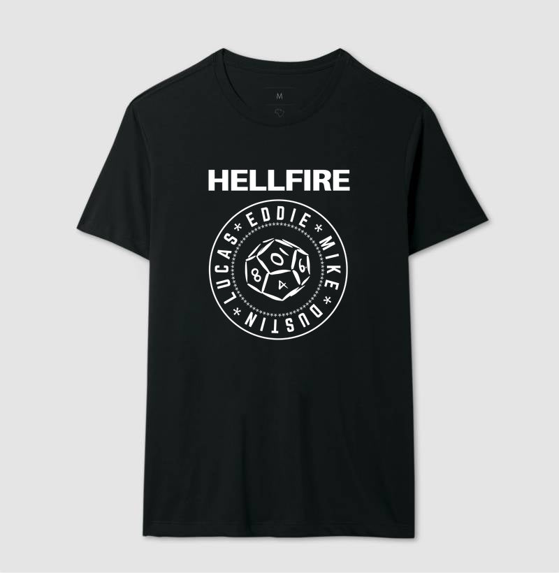 Camiseta Stranger Things The Hellfire RPG