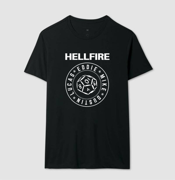 Camiseta Stranger Things The Hellfire RPG