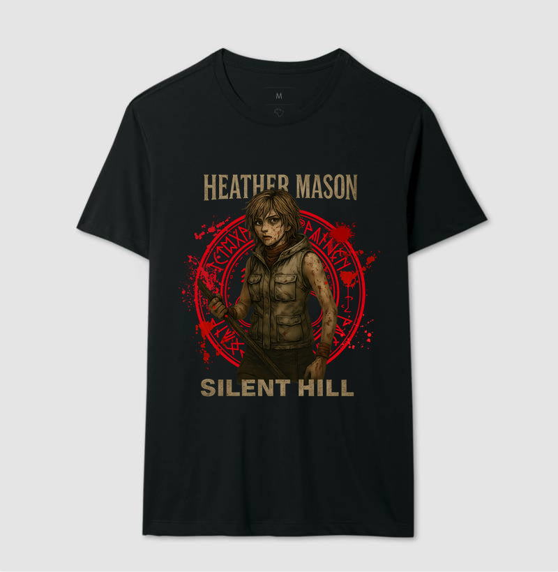 Camiseta Silent Hill Heather Mason 100% Algodão
