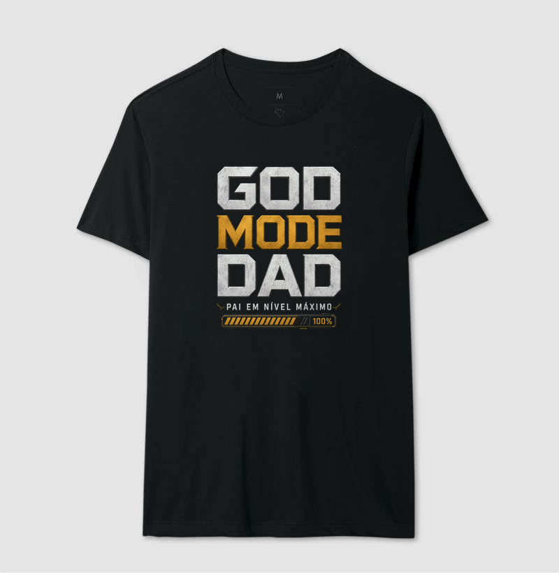 Camiseta Pai God Mode Dad