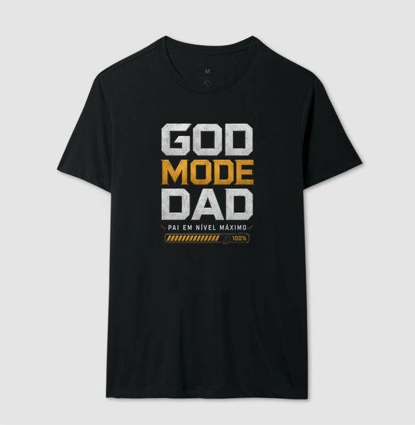 Camiseta Pai God Mode Dad