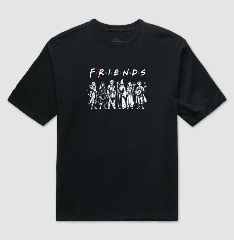 Camiseta RPG FRIENDS Oversized