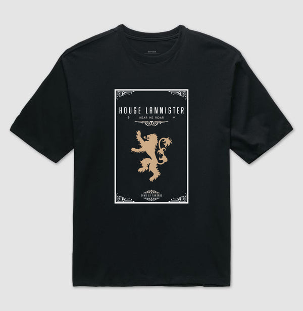 Camiseta Game of Thrones House Lannister Oversized