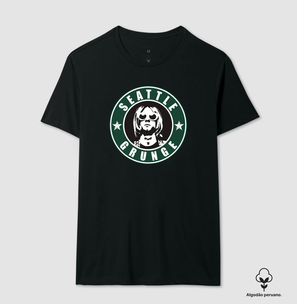 Camiseta Seattle Grunge Algodão Peruano