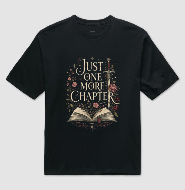 Camiseta Just One More Chapter Oversized