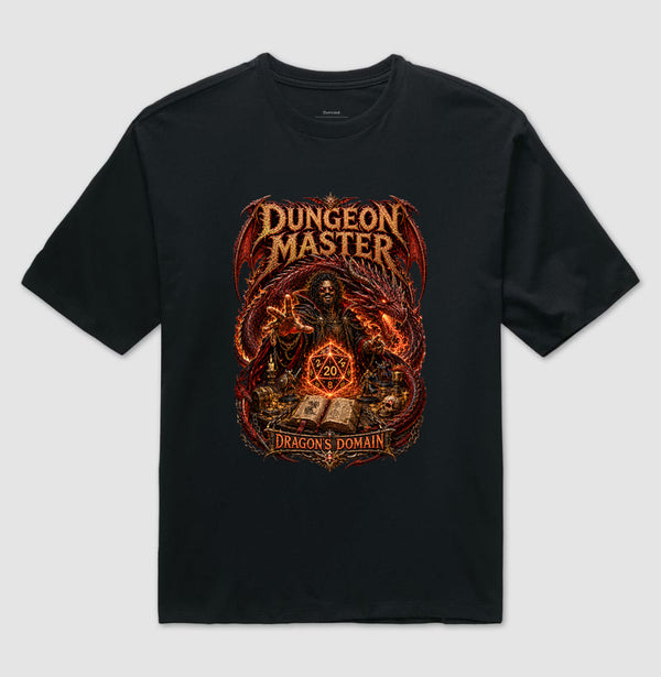 Camiseta RPG Dungeon Master Dragon´s Domain Oversized