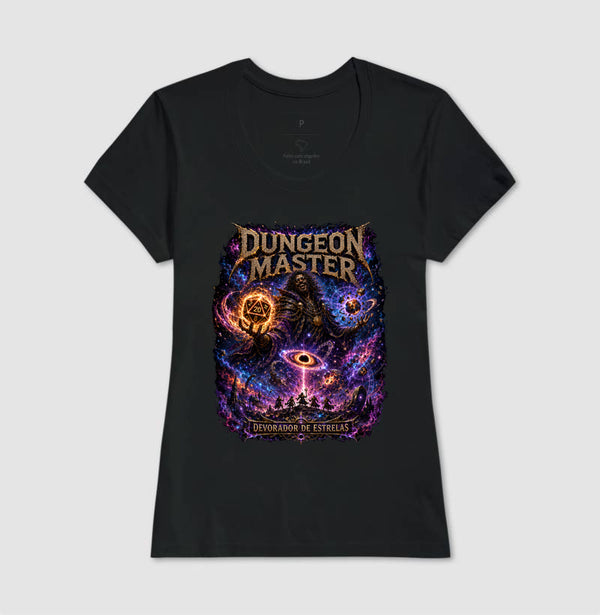 Camiseta RPG Dungeon Master Devorador De Estrelas