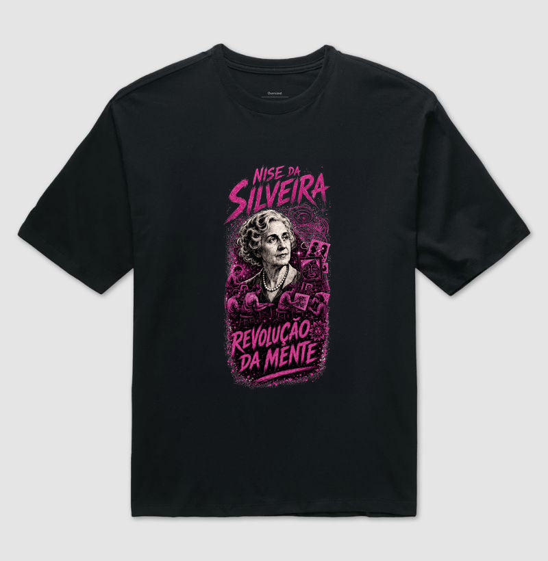 Camiseta Revolução da Mente Nise da Silveira Oversized