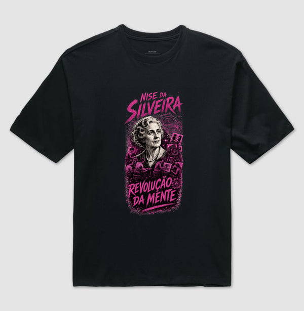 Camiseta Revolução da Mente Nise da Silveira Oversized