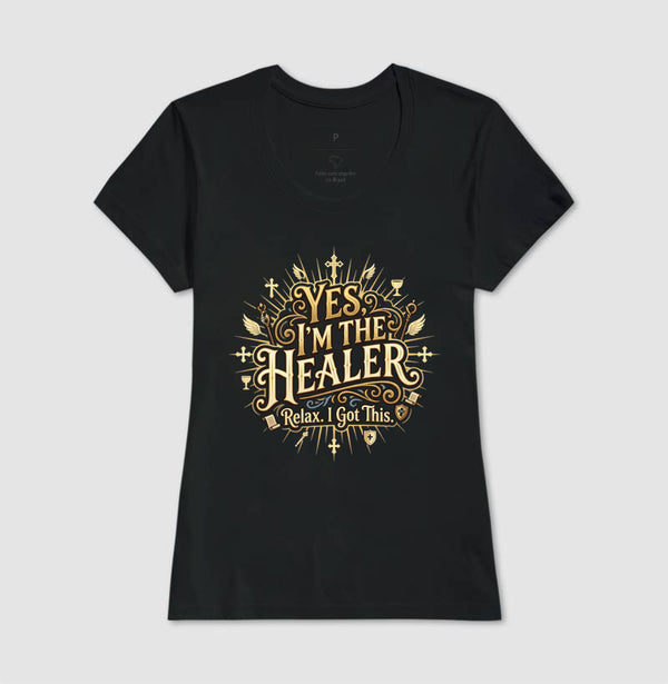 Camiseta RPG Healer Relax I Got This