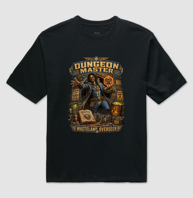 Camiseta RPG Dungeon Master Wasteland Overseer Oversized
