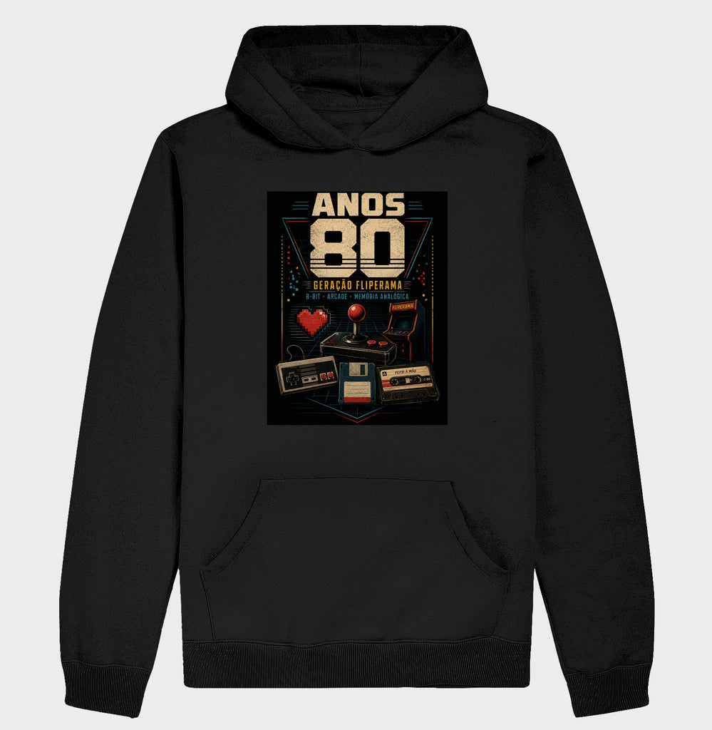 Moletom Anos 80 Geração Fliperama