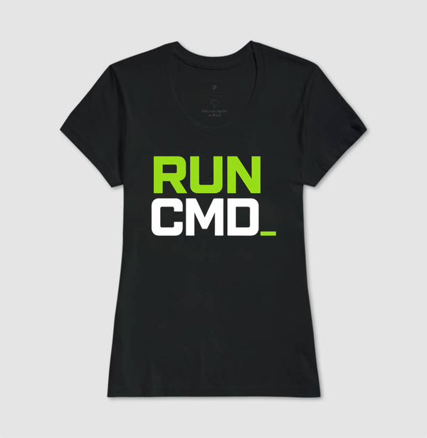 Camiseta Programador RUN CMD