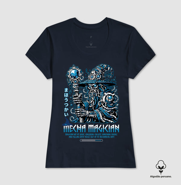 Camiseta Mecha Magician Algodão Peruano