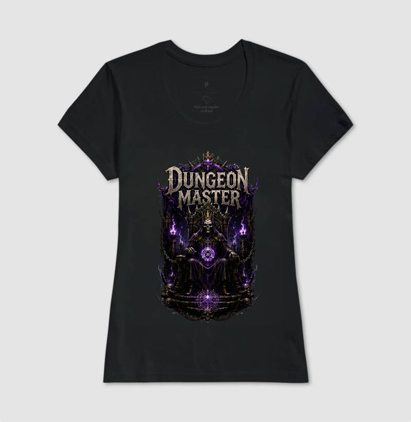 Camiseta RPG Dungeon Master Rei dos Calabouços