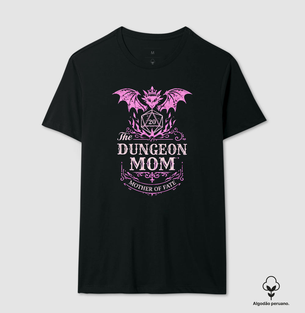 Camiseta RPG Premium Dungeon Mom Mother Of Fate