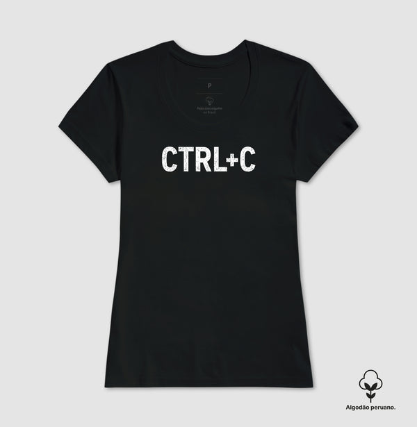 Camiseta Pais CTRL+C Algodão Peruano