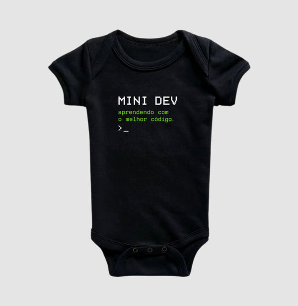 Body Infantil Mini Dev Aprendendo Com o Melhor