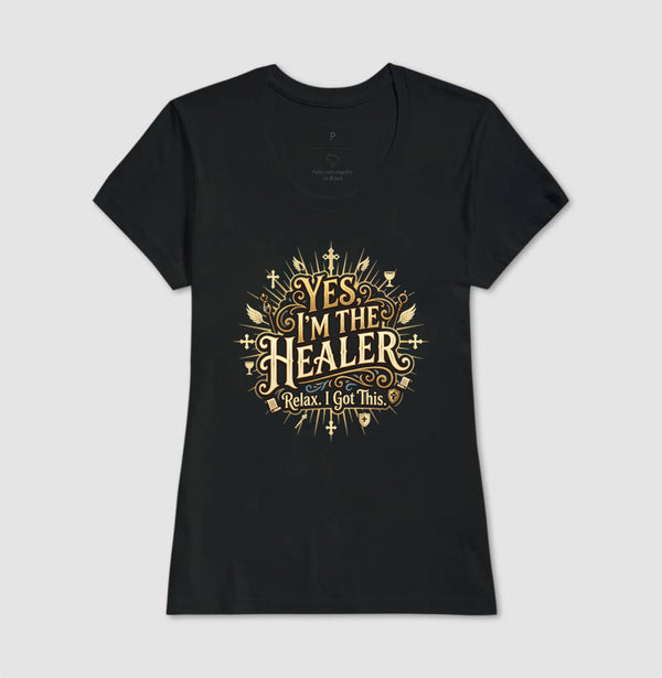 Camiseta RPG Healer Relax I Got It