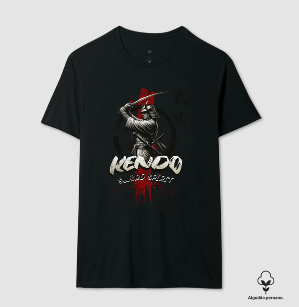 Camiseta Kendo Sword spirit Algodão Peruano