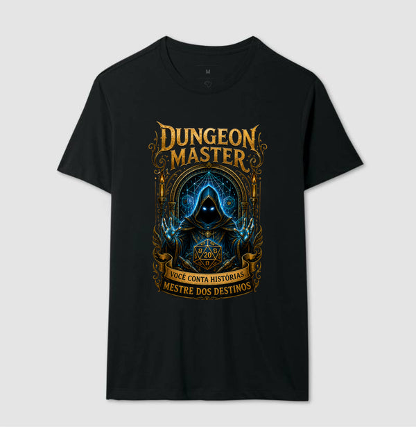 Camiseta RPG Dungeon Master Mestre dos Destinos
