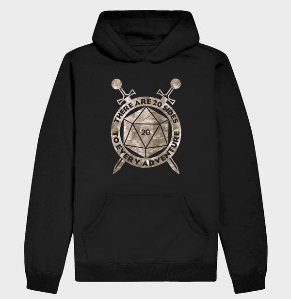 Moletom RPG 20 sides to every adventure