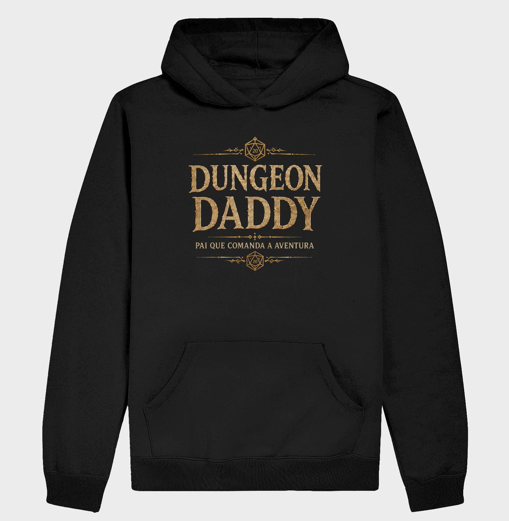 Camiseta RPG Dungeon Daddy Pai Que Comanda