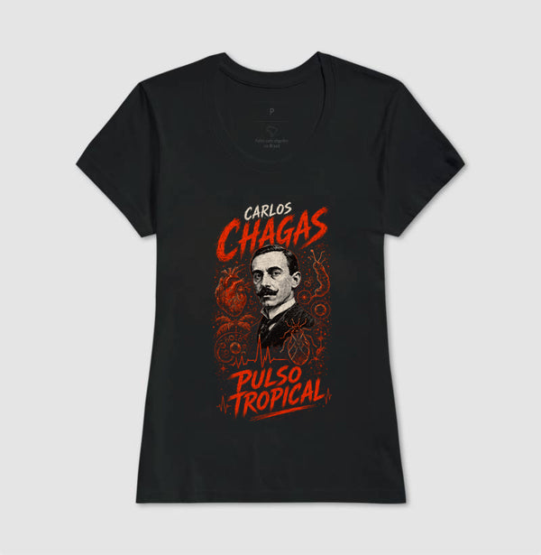 Camiseta Pulso Tropical Carlos Chagas