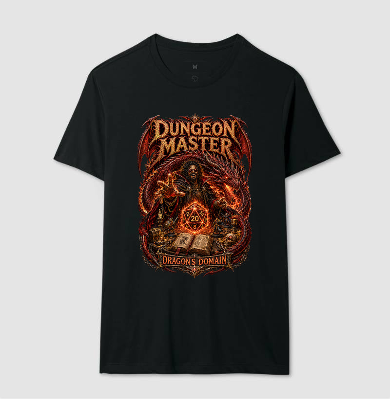 Camiseta RPG Dungeon Master Dragon´s Domain