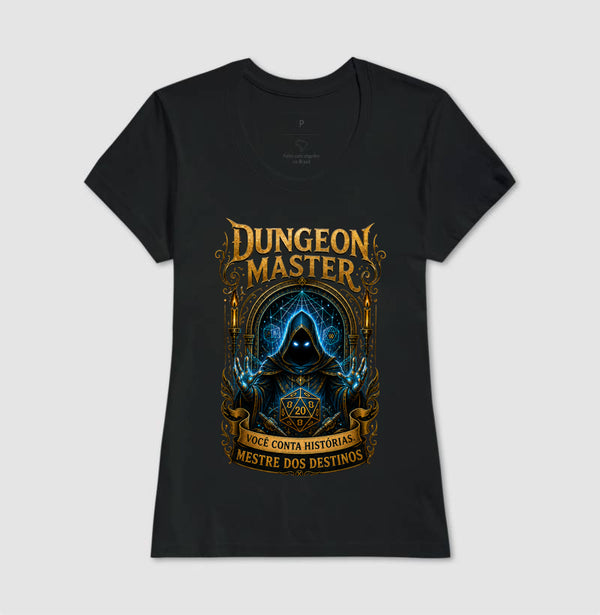 Camiseta RPG Dungeon Master Mestre dos Destinos