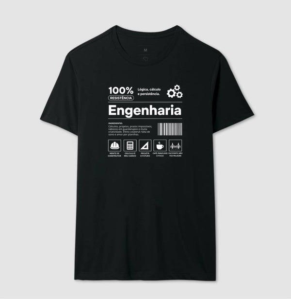 Camiseta Engenharia 100% Resistência