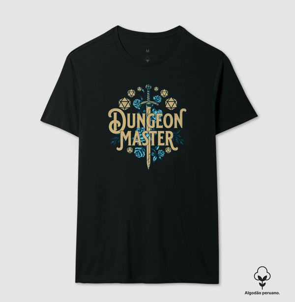 Camiseta RPG Dungeon Master Premium Algodão Peruano